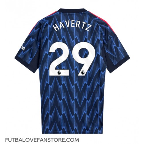 Arsenal Kai Havertz #29 Vonkajší futbalový dres 2025-26 Krátky Rukáv Arsenal Kai Havertz #29 Vonkajší futbalový dres 2025-26 Krátky Rukáv